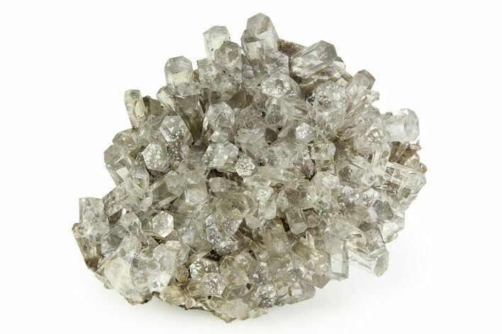 Glassy Hexagonal Calcite Crystal Cluster - China #351373